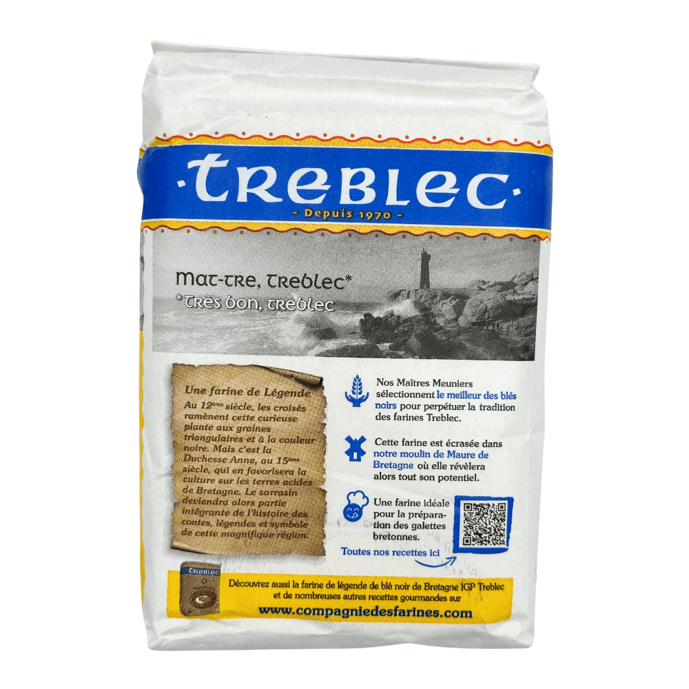 Treblec Farine De Sarrasin - Buckwheat Flour From Brittany - 2.2
